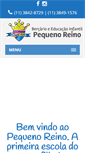 Mobile Screenshot of pequenoreino.com.br